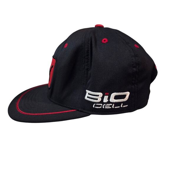 NEW Puma COBRA GOLF Snapback Hat Black Bio Cell Red 110 Flex Fit - Picture 6 of 10